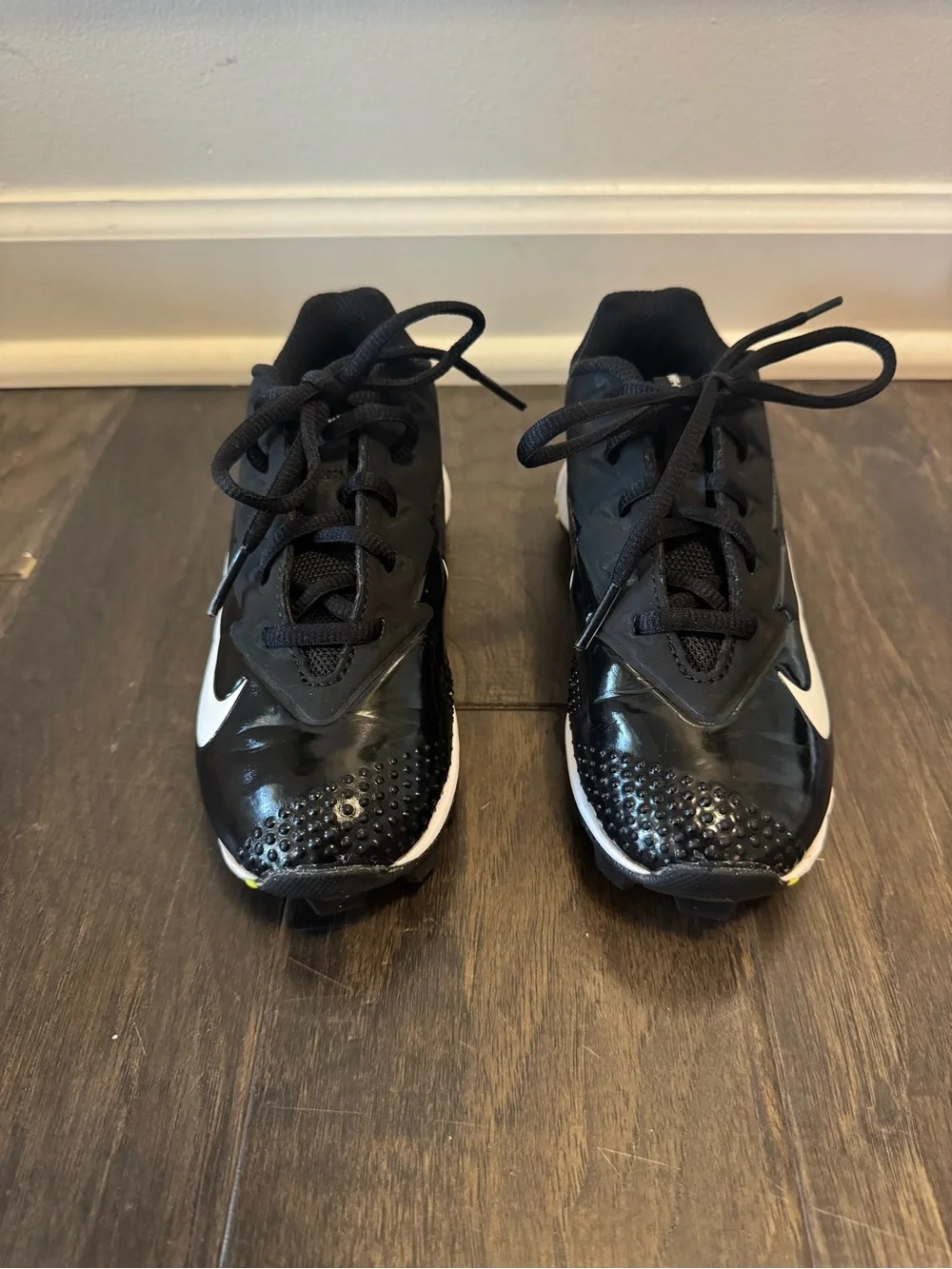 Nike Vapor Kids Black/White Cleats